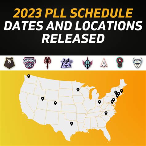 pll lacrosse schedule 2023
